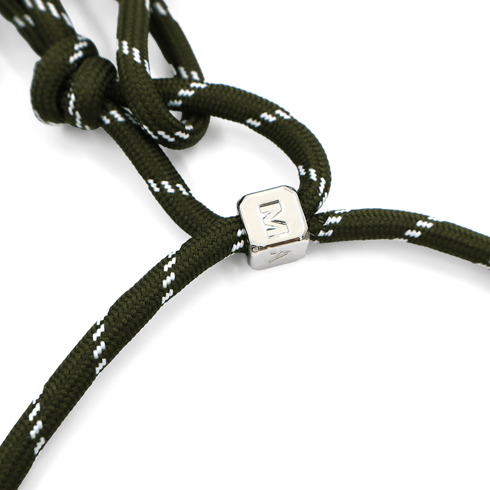 Kulcstartó nyolcas - sötétzöld