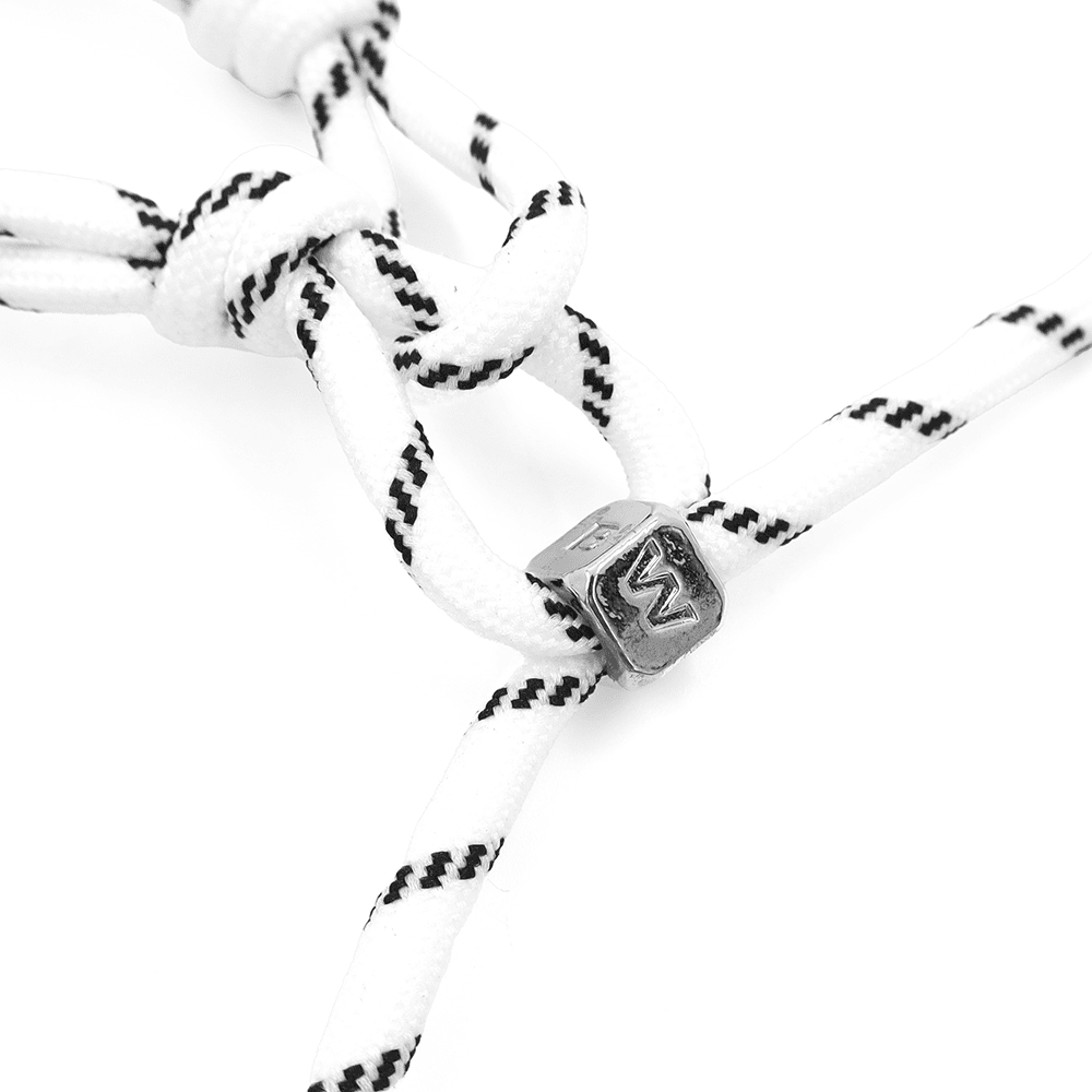 Kulcsos nyolcas - fehér/fekete