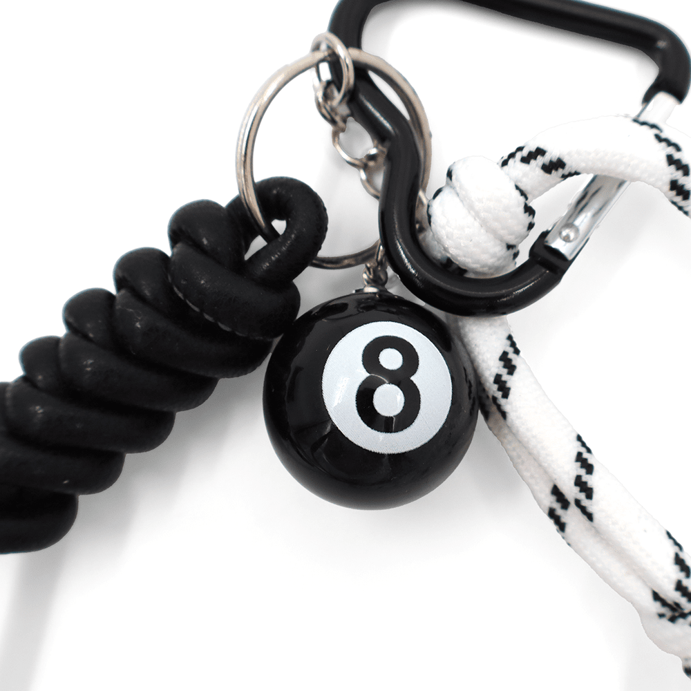 Kulcsos nyolcas - fehér/fekete