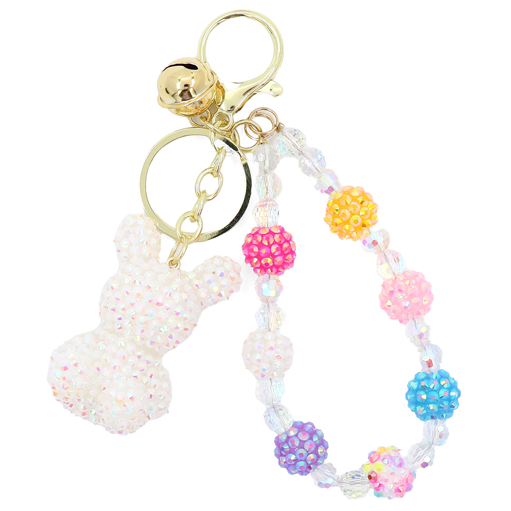 Kulcstartó medvével