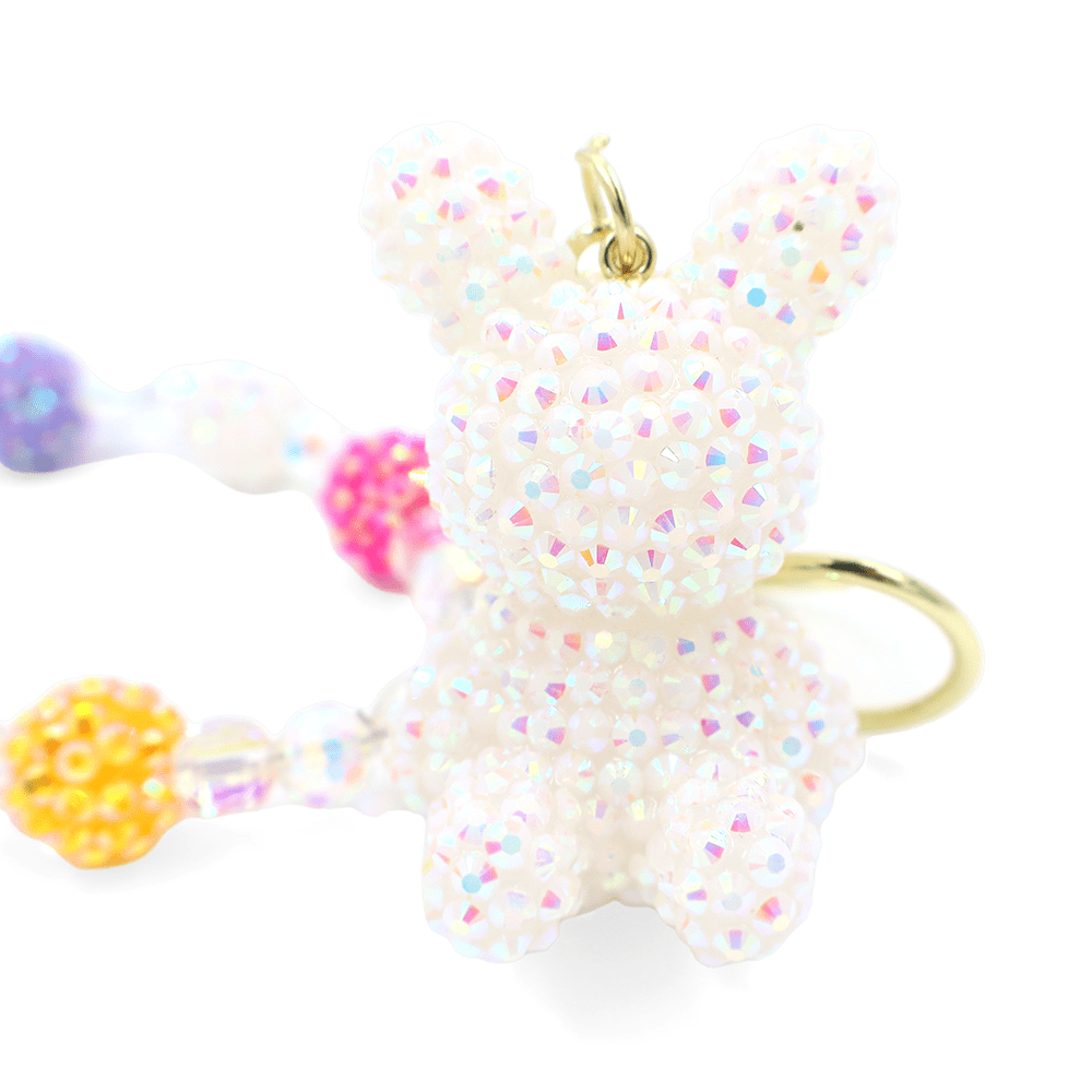 Kulcstartó medvével