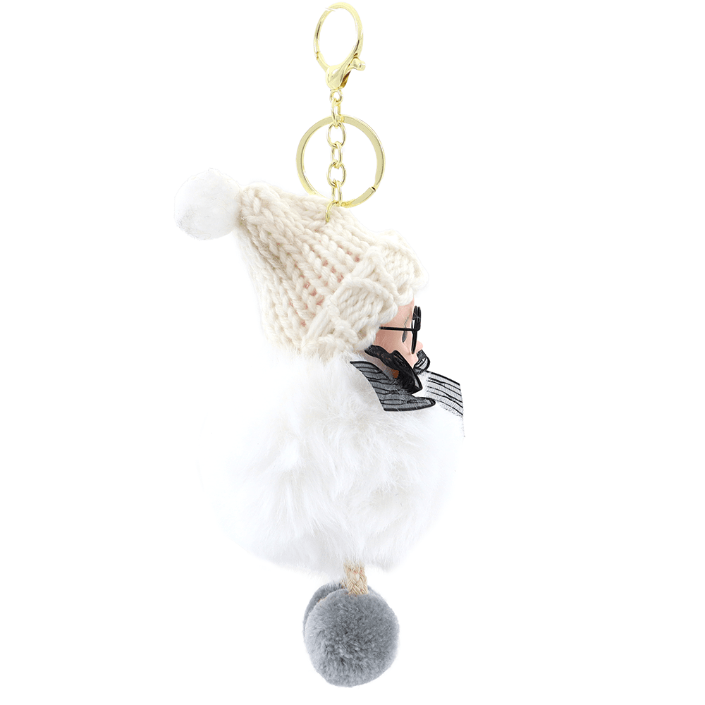 Kulcstartó baba - fehér