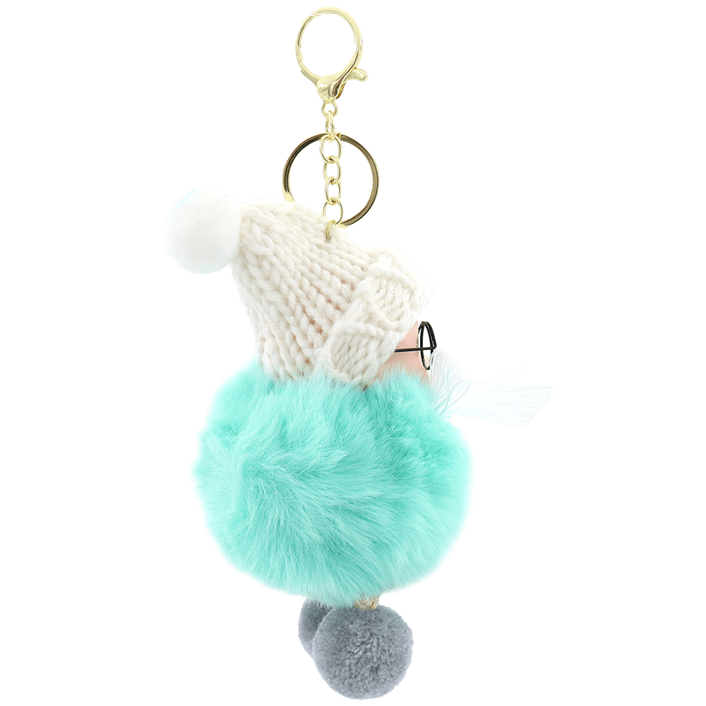 Kulcstartó baba - mentazöld