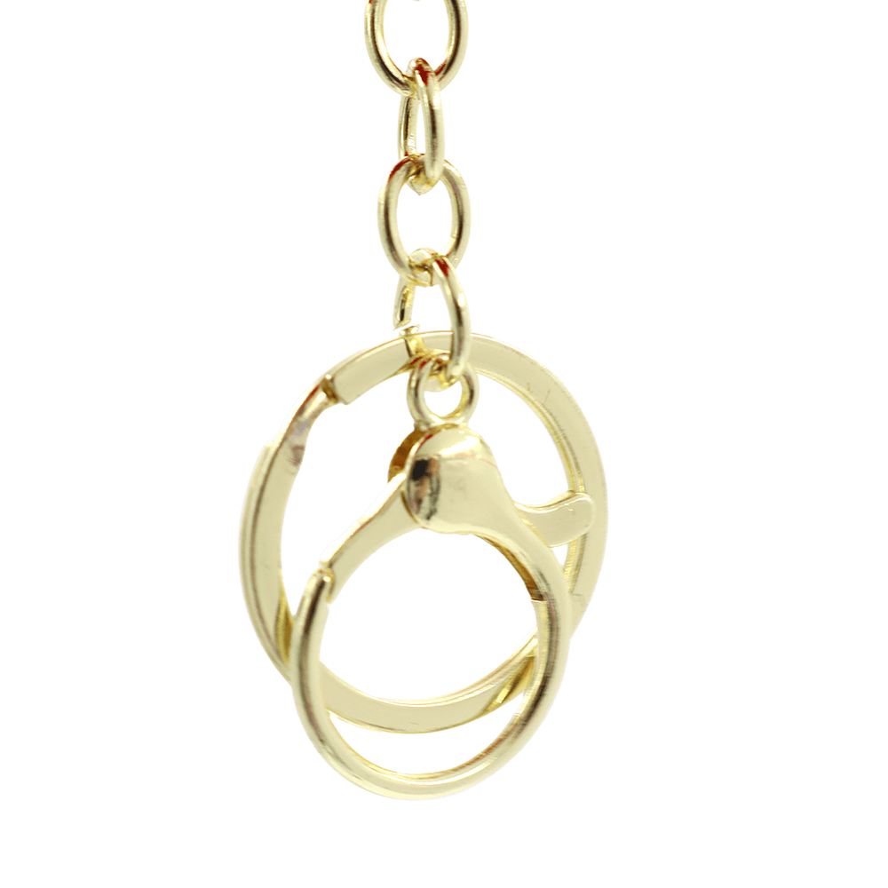 Kulcstartó baba - cseréptetős barna