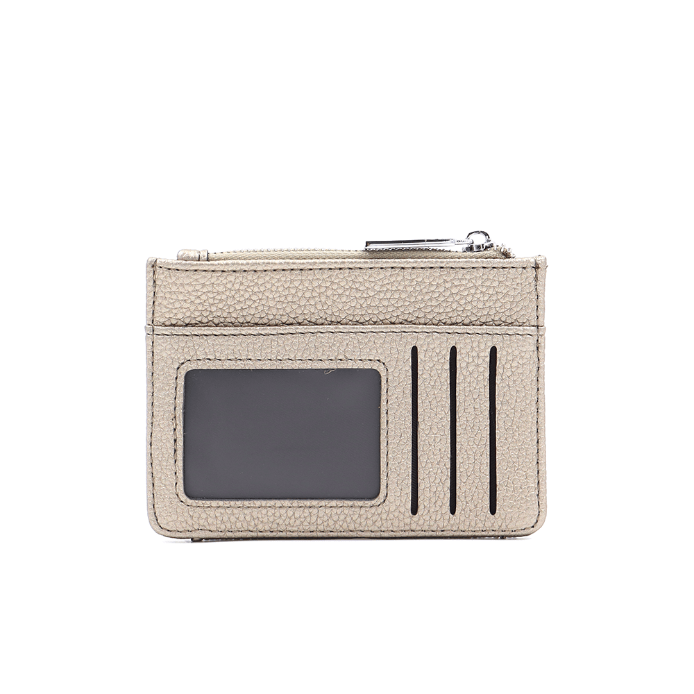 Kártyatartó sok rekesszel - arany színű