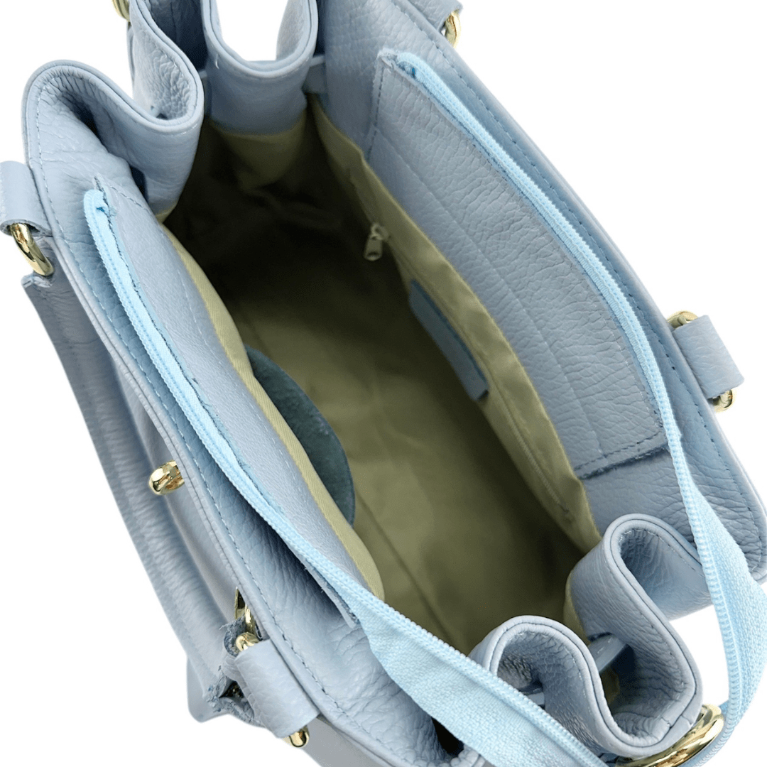 Alira természetes bőr női táska - cserépbarna