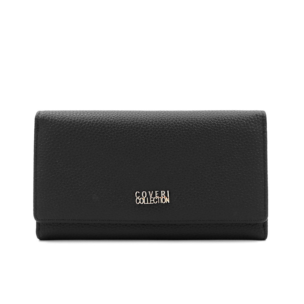 Nagy méretű női pénztárca – fekete