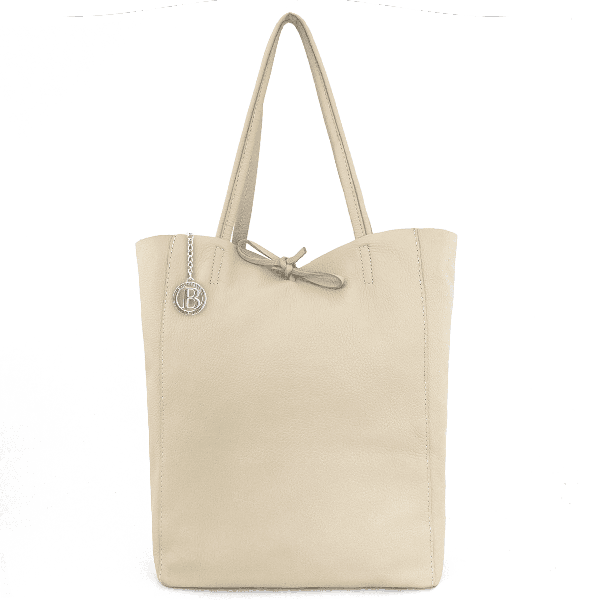 Táska típusú táska természetes bőr Sienna - bézs