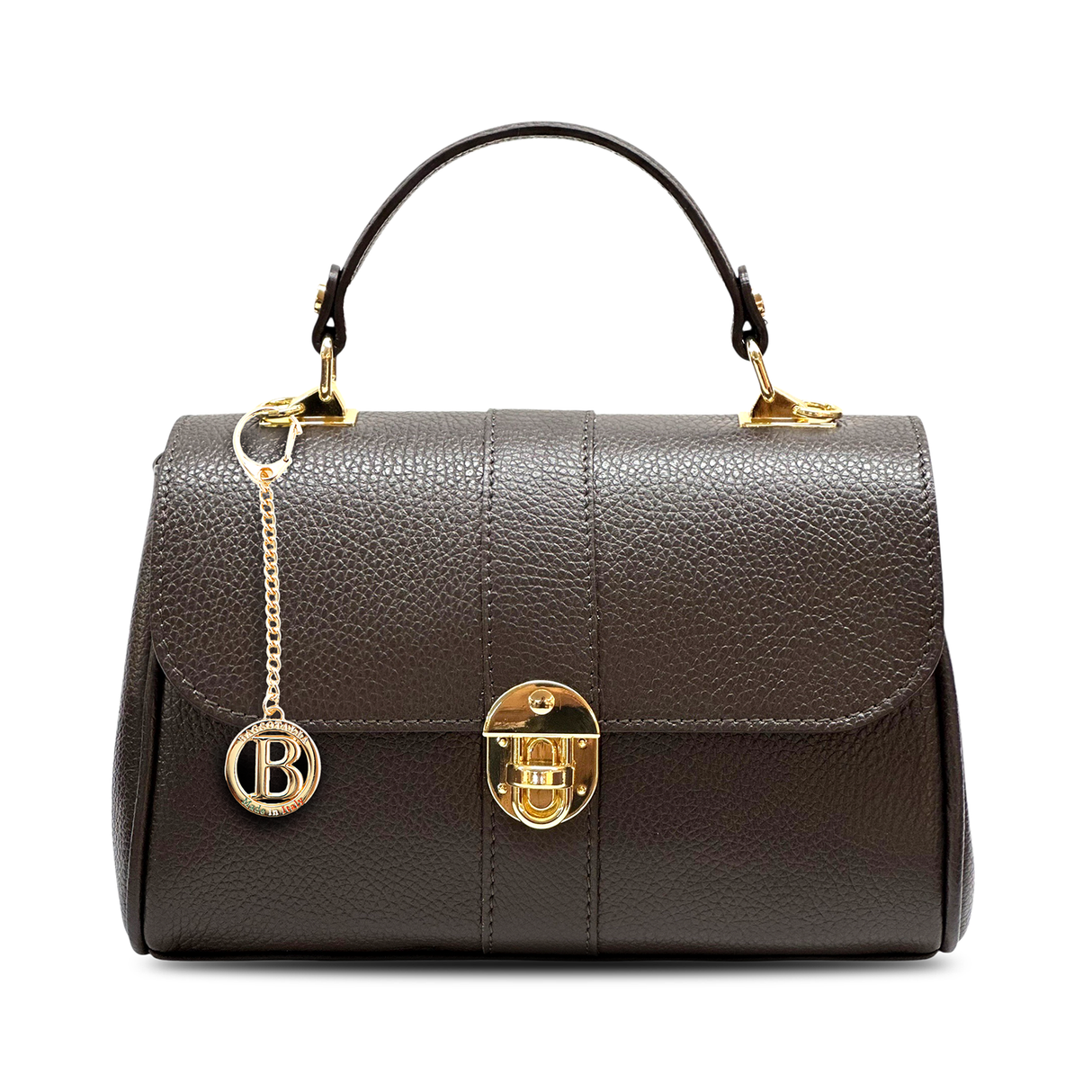 Női táska természetes bőrből Miriam - barna