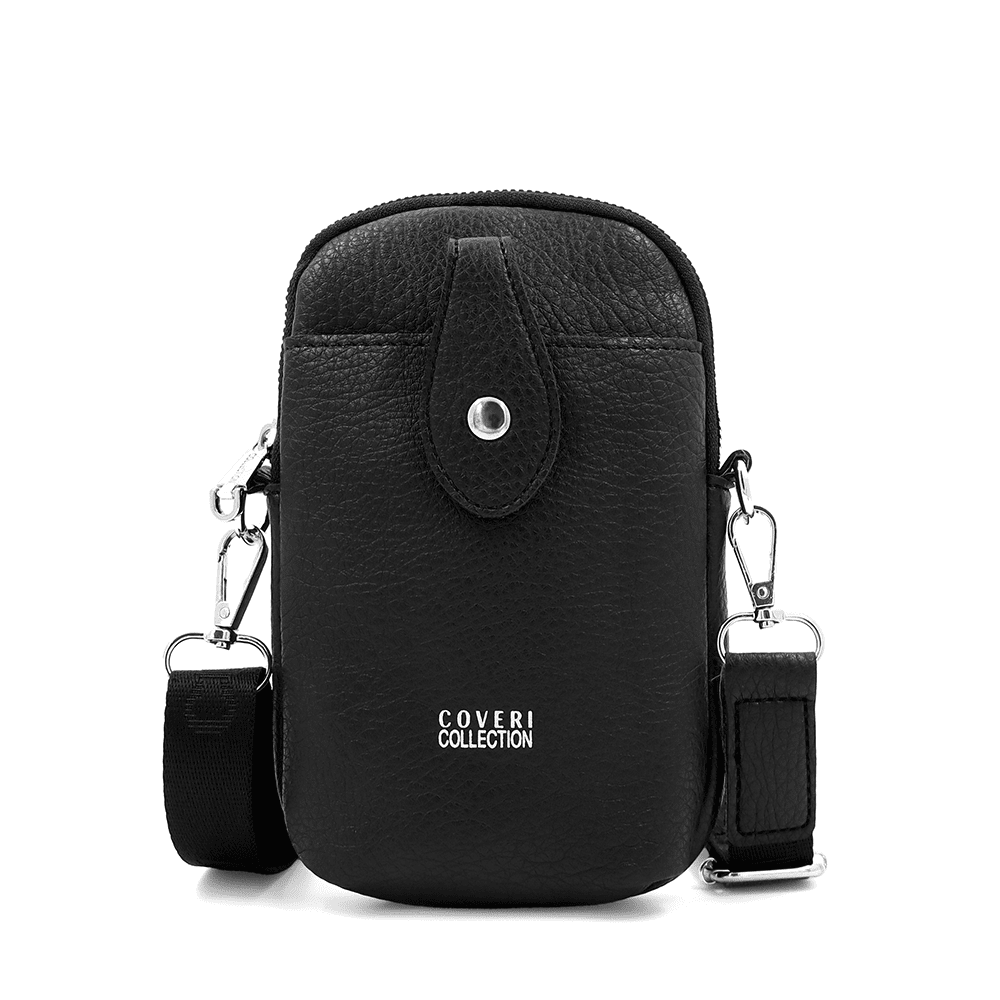 Telefonos táska - fekete
