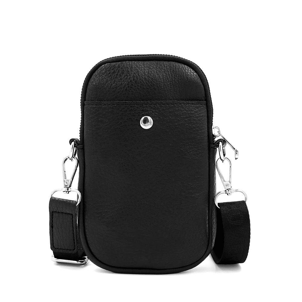 Telefonos táska - fekete