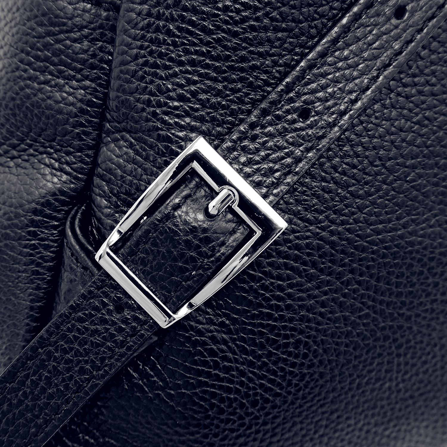 Neda természetes bőr hátizsák – sötétkék