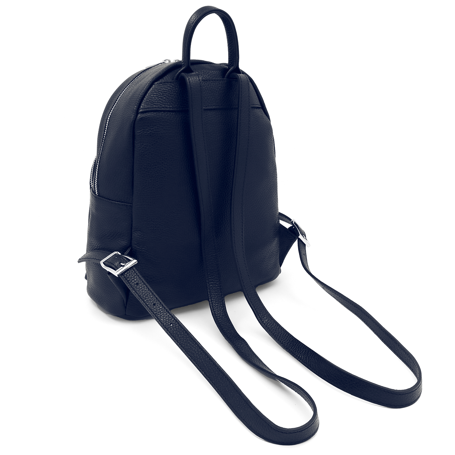 Neda természetes bőr hátizsák – sötétkék