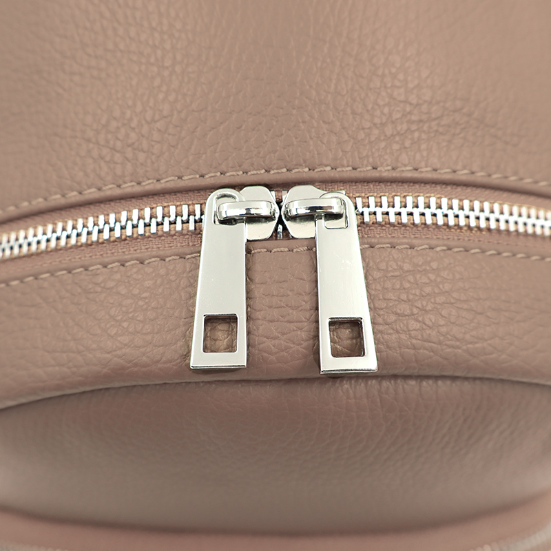 Neda természetes bőr hátizsák – rózsaszín hamu