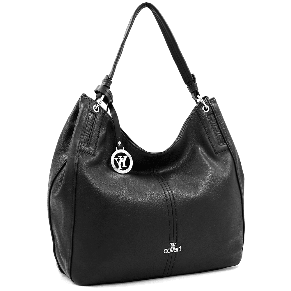 Nagy női táska, Rumi típusú táska - fekete