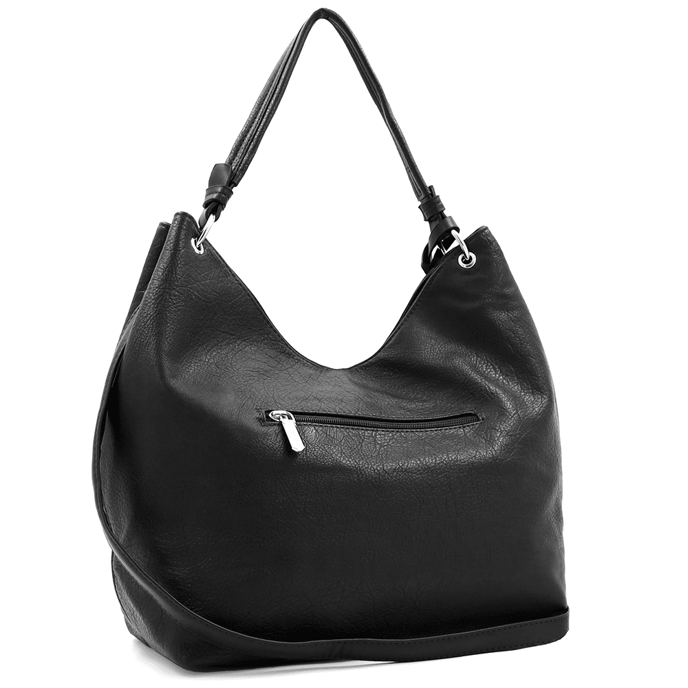 Nagy női táska, Rumi típusú táska - fekete