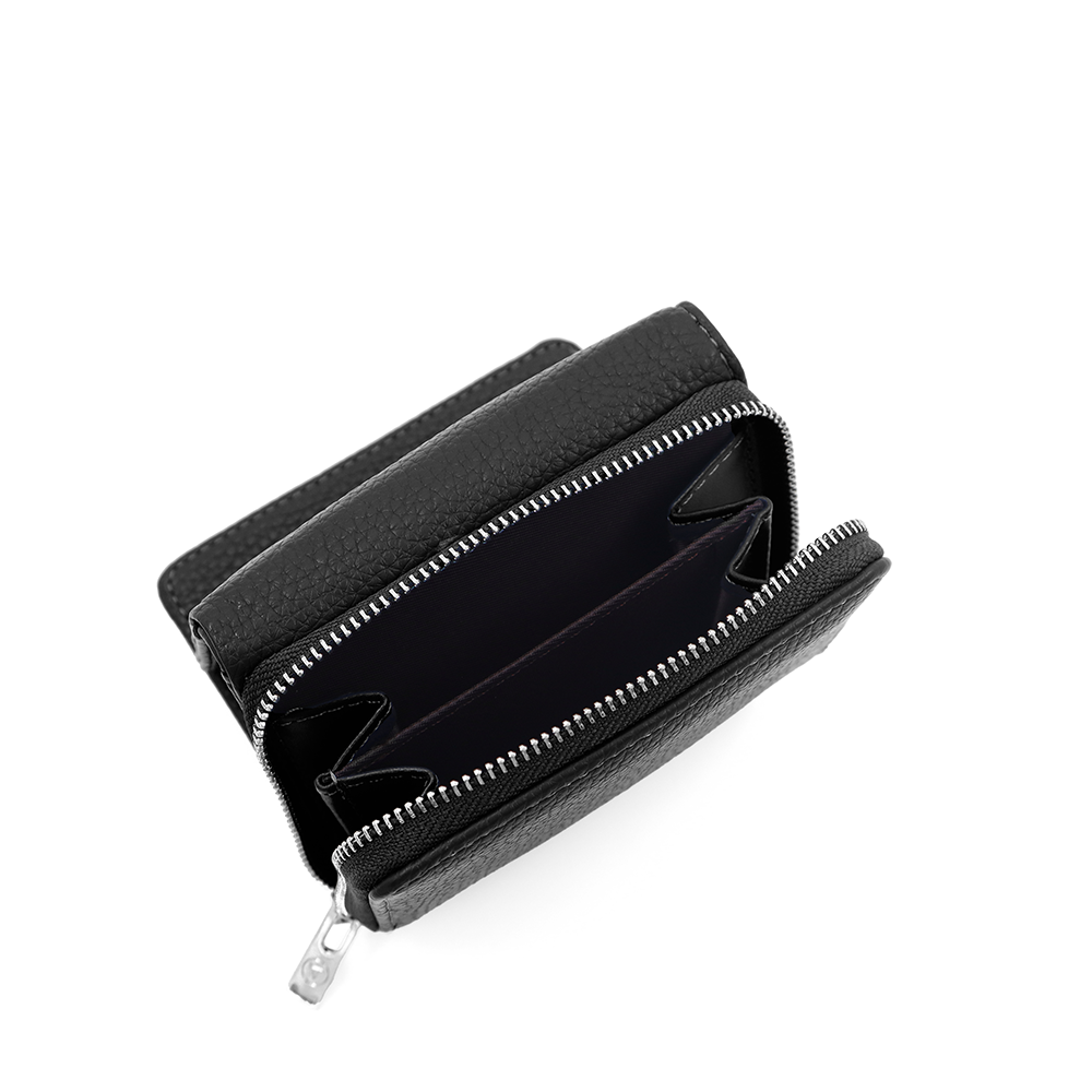 Kompakt női pénztárca – fekete