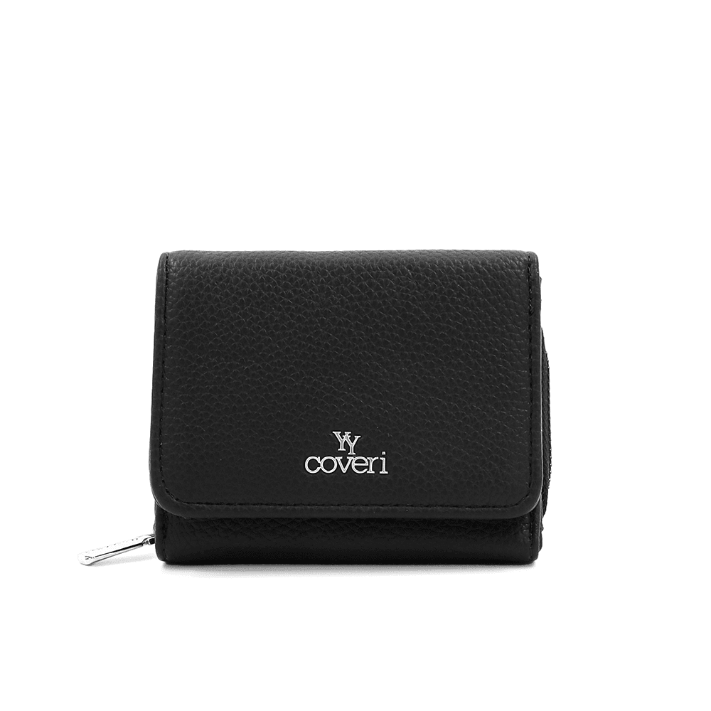 Kompakt női pénztárca - fekete