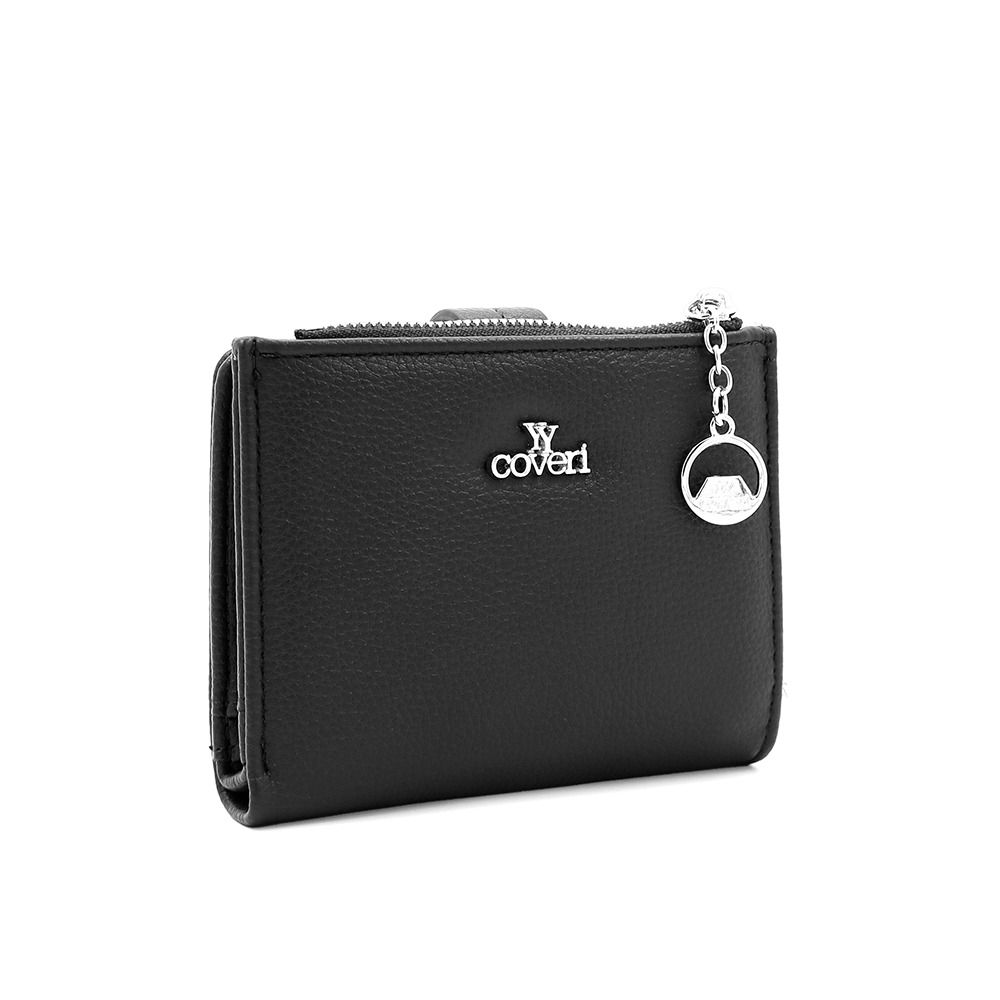 Kompakt női pénztárca – fekete