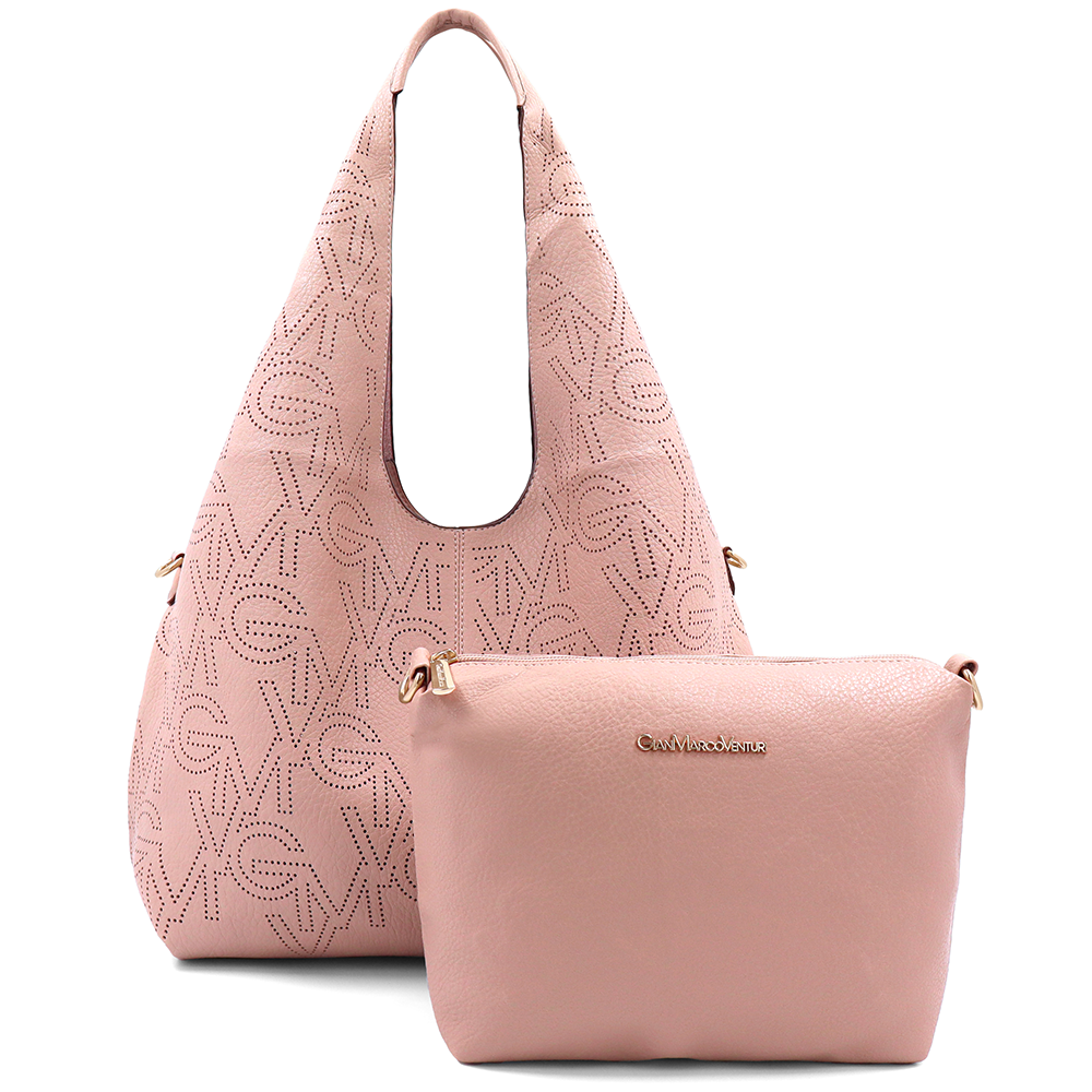 SZETT – Női táska típusú táska + válltáska – rózsaszín