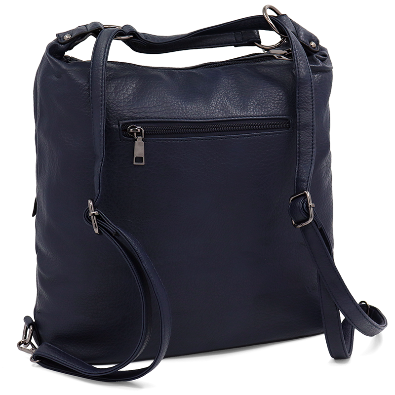 2 az 1-ben - Nagy táska és hátizsák Alora - sötétkék