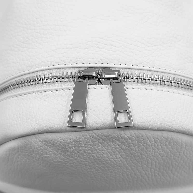 Neda természetes bőr hátizsák – fehér