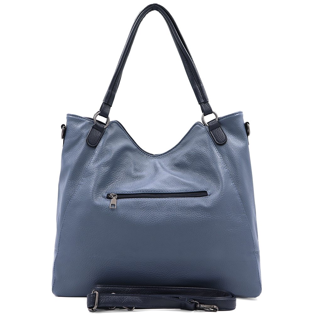 Nagy női táska típusú táska – kék