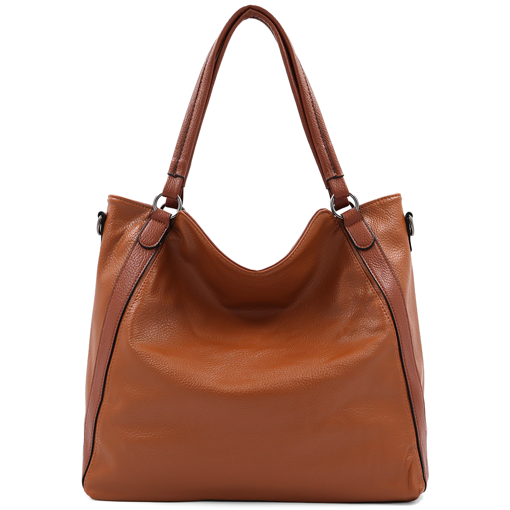 Nagy női táska típusú táska – téglabarna