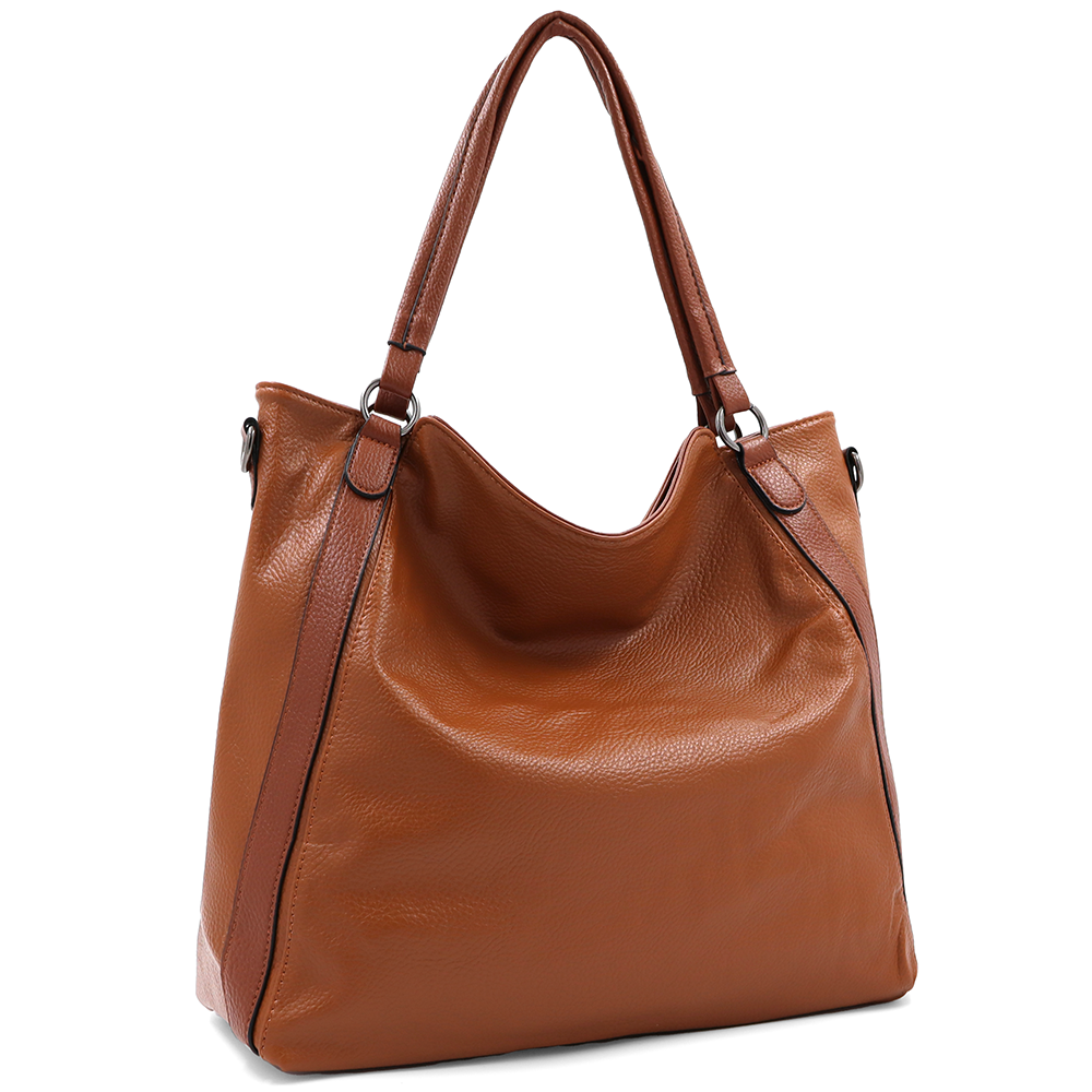 Nagy női táska típusú táska – téglabarna