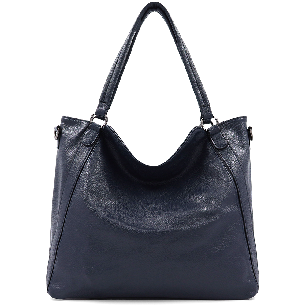 Nagy női táska típusú táska – sötétkék