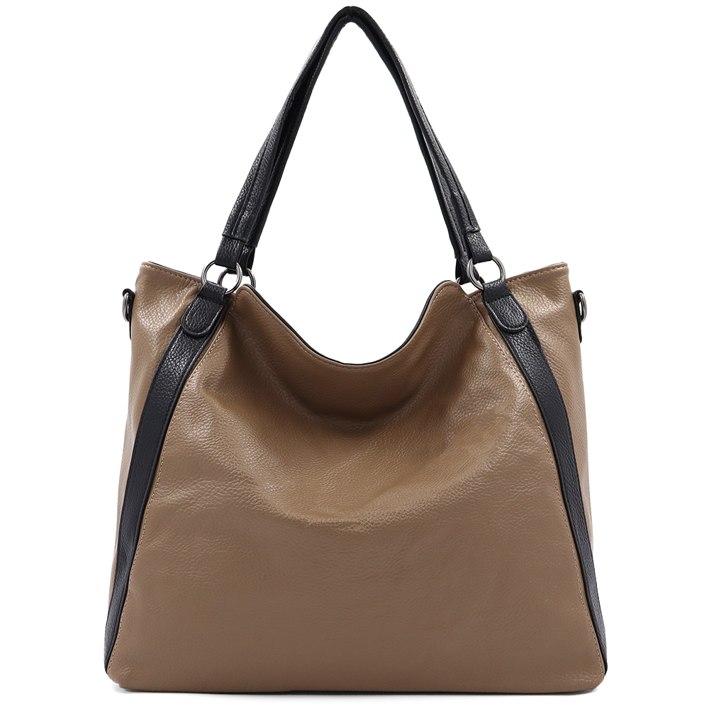 Nagy női táska típusú táska – barna