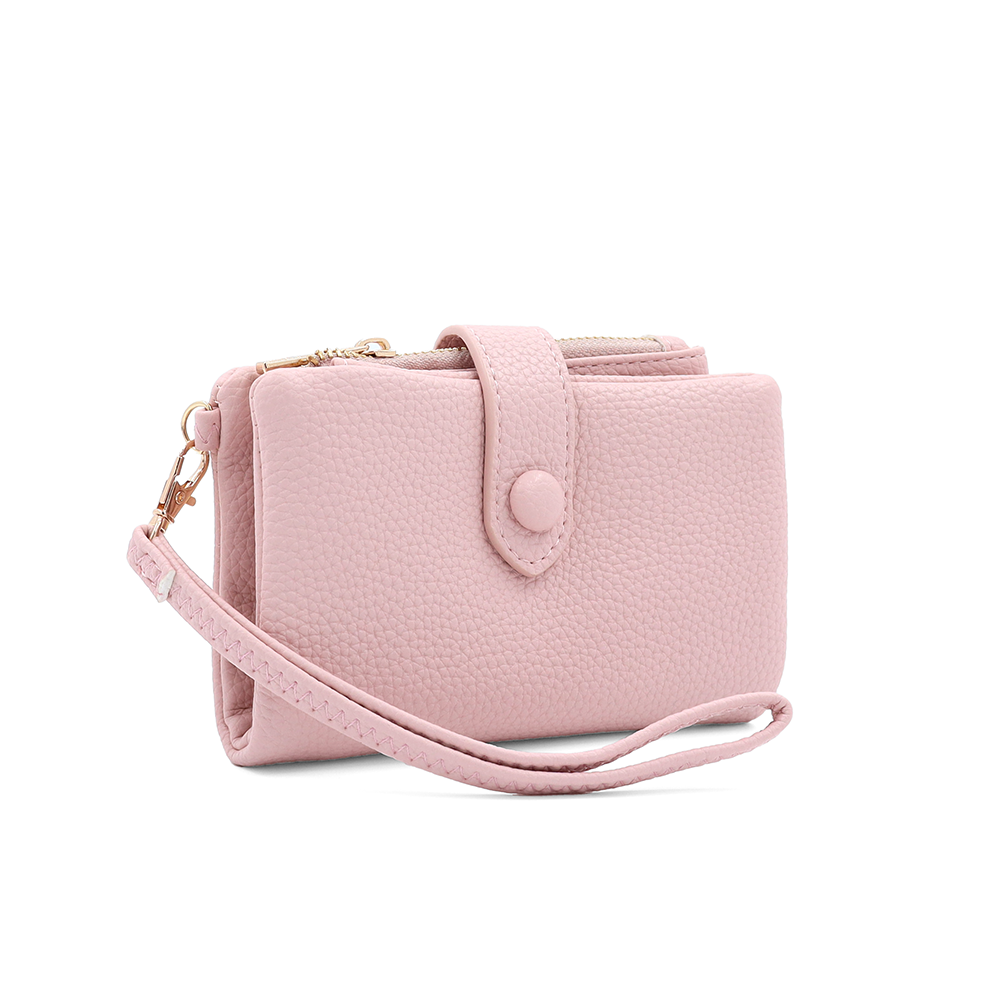 Női pénztárca csuklópánttal – rózsaszín