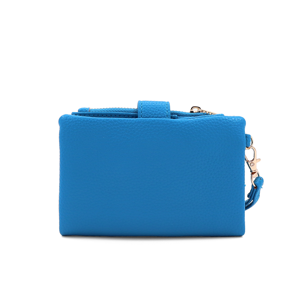 Női pénztárca csuklópánttal – kék