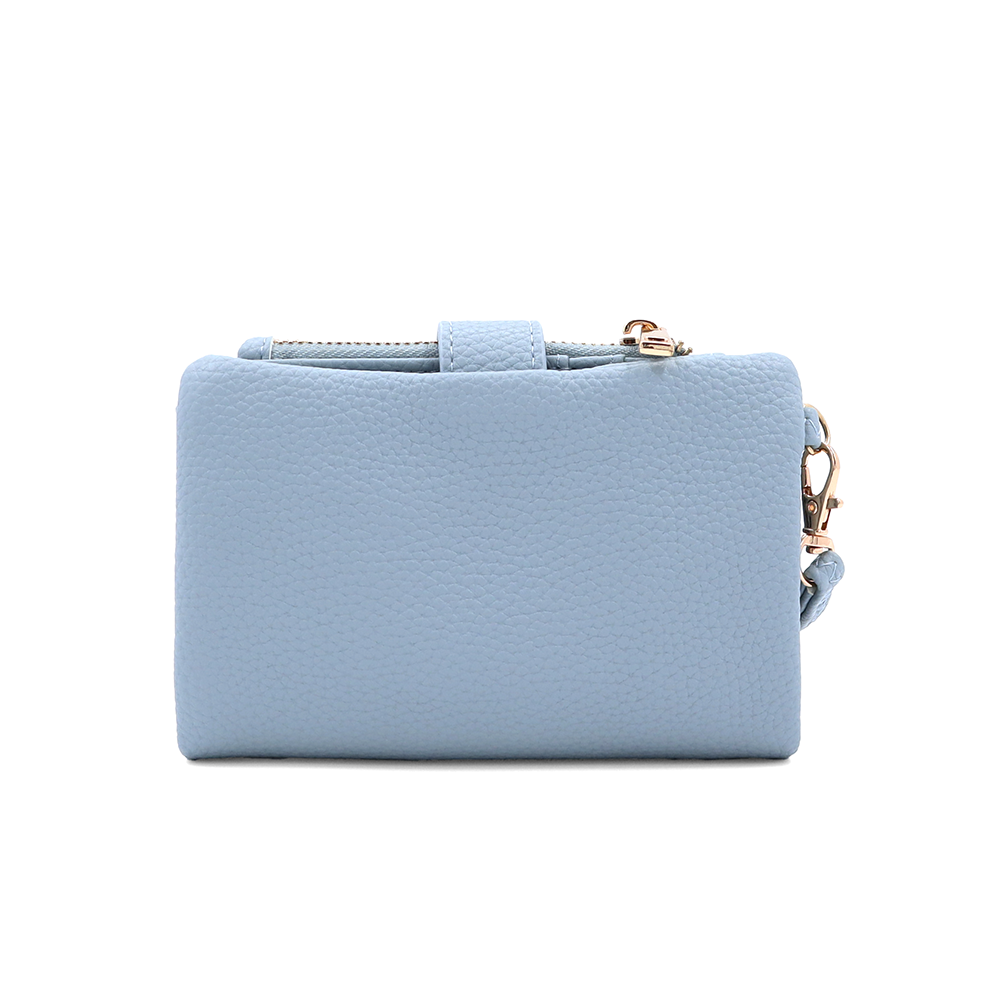 Női pénztárca csuklópánttal – világoskék