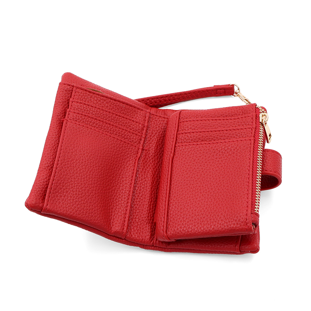 Női pénztárca csuklópánttal – piros
