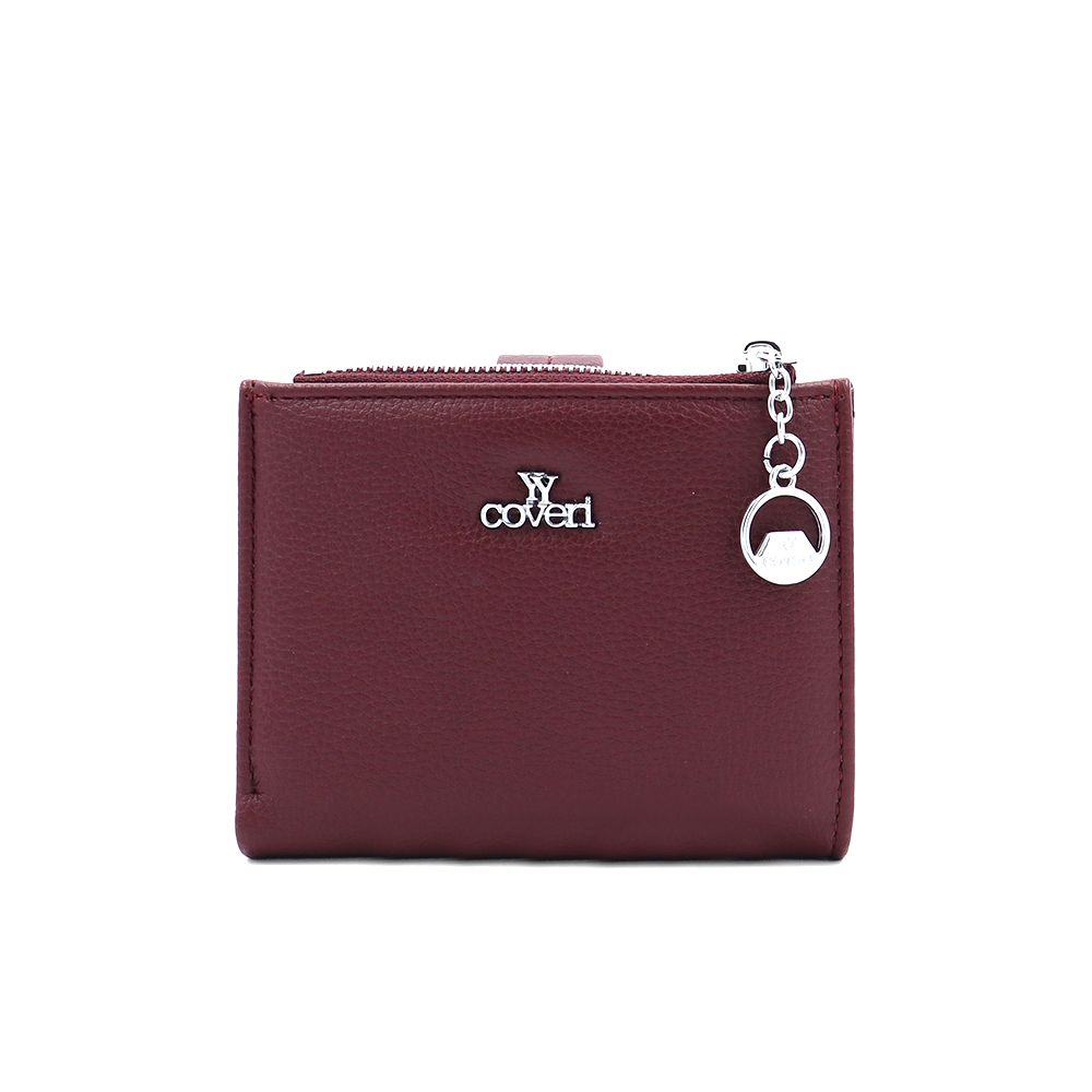Kompakt női pénztárca – bordó