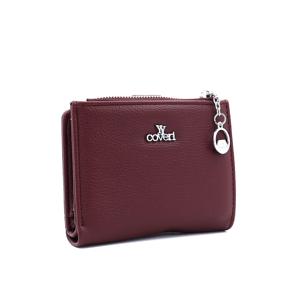 Kompakt női pénztárca – bordó