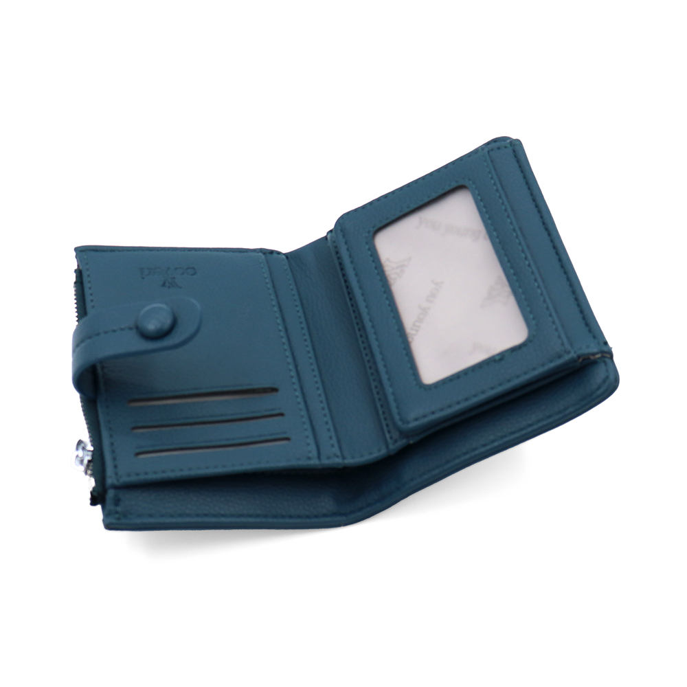 Kompakt női pénztárca – kék