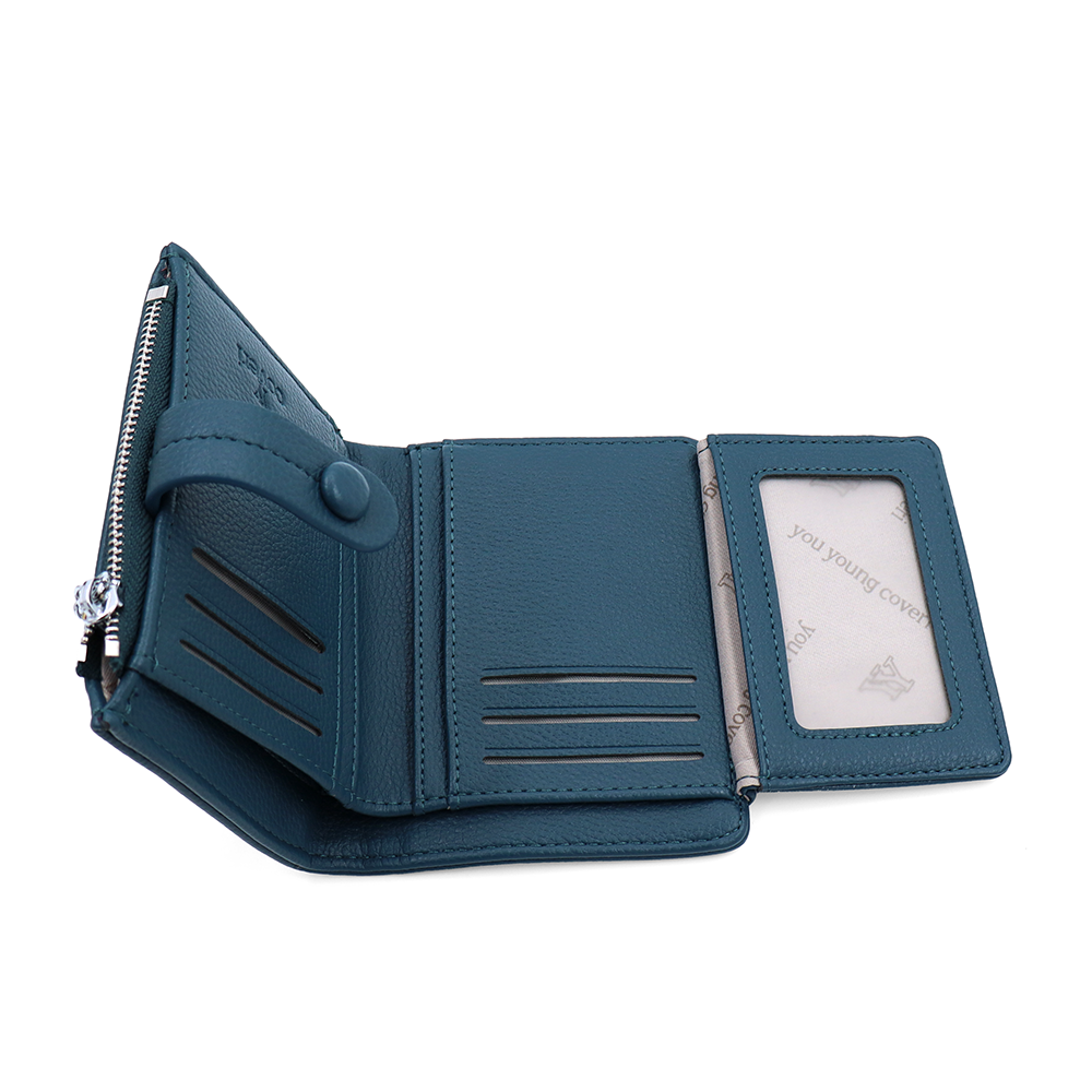 Kompakt női pénztárca – kék