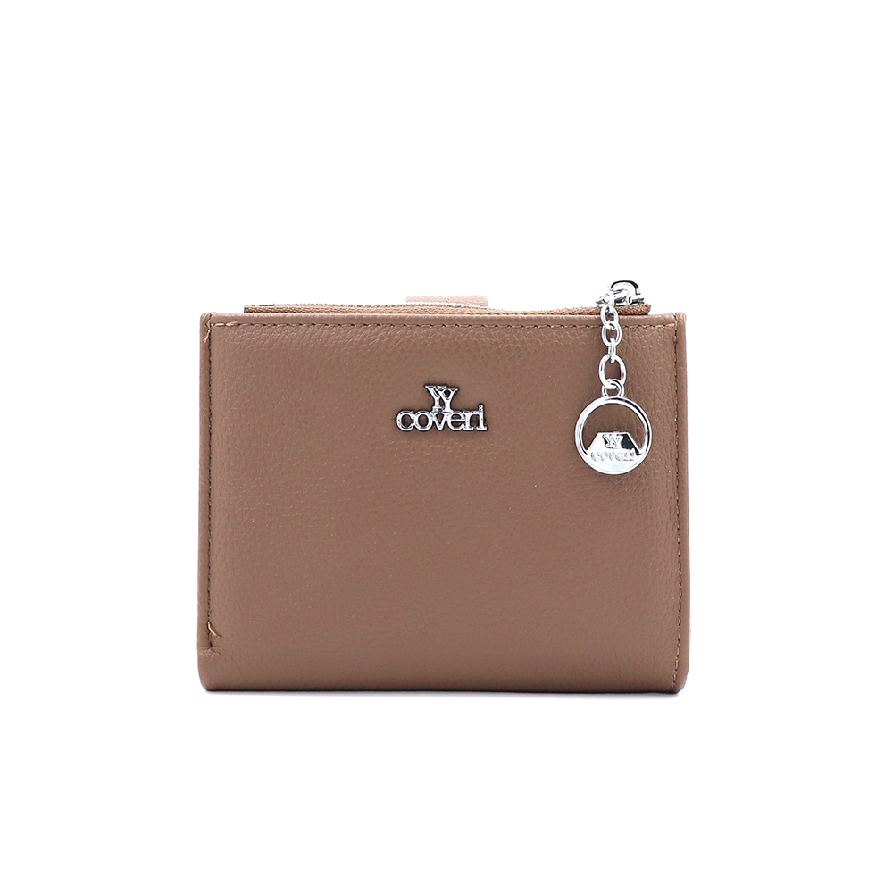 Kompakt női pénztárca – világosbarna