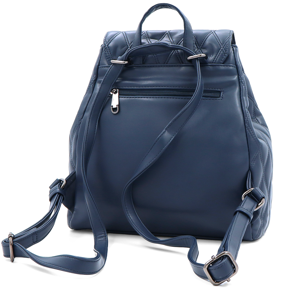 2 az 1-ben - Kapitonált hátizsák és táska Dariya - kék