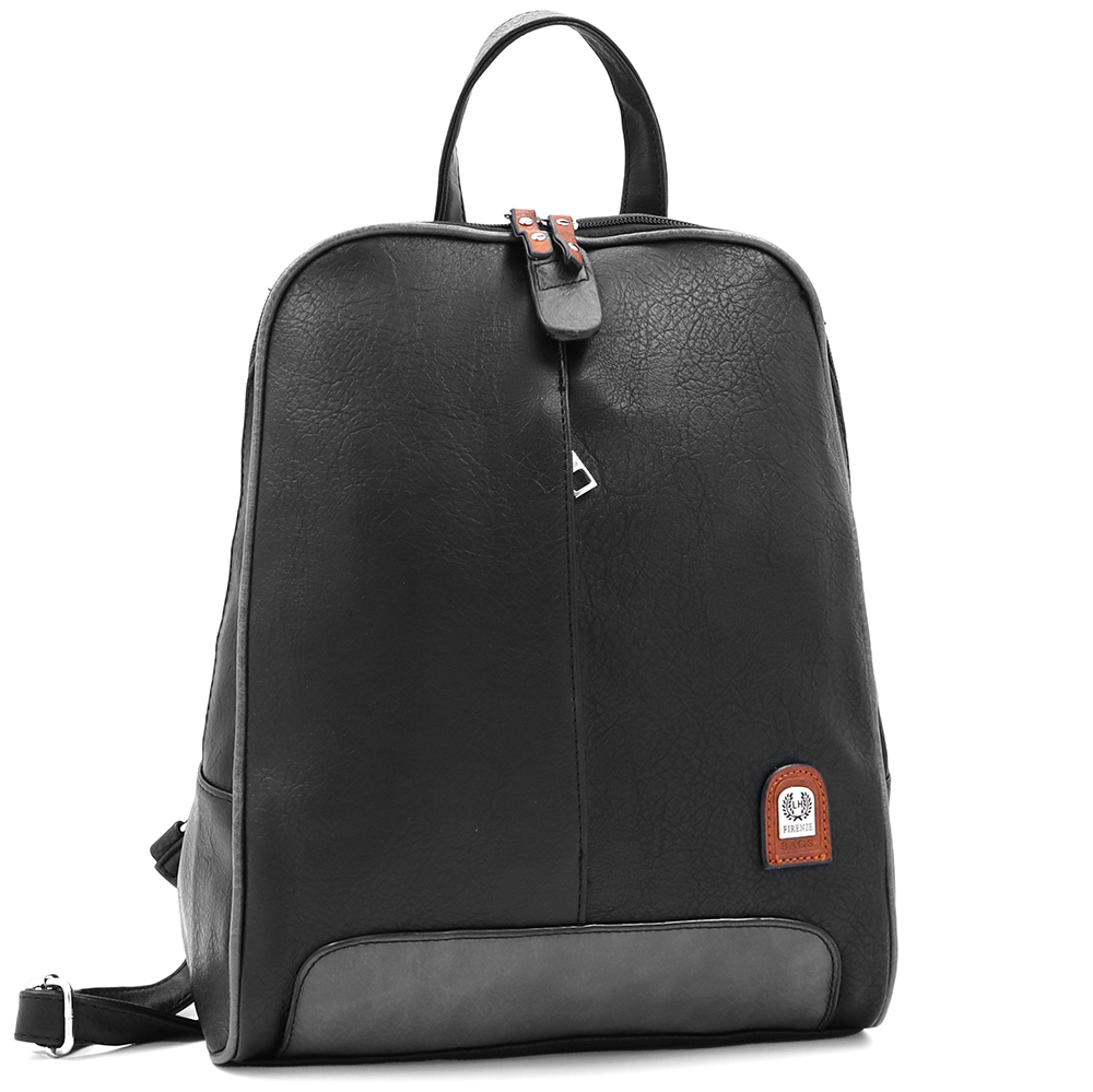 Női hátizsák – fekete/szürke