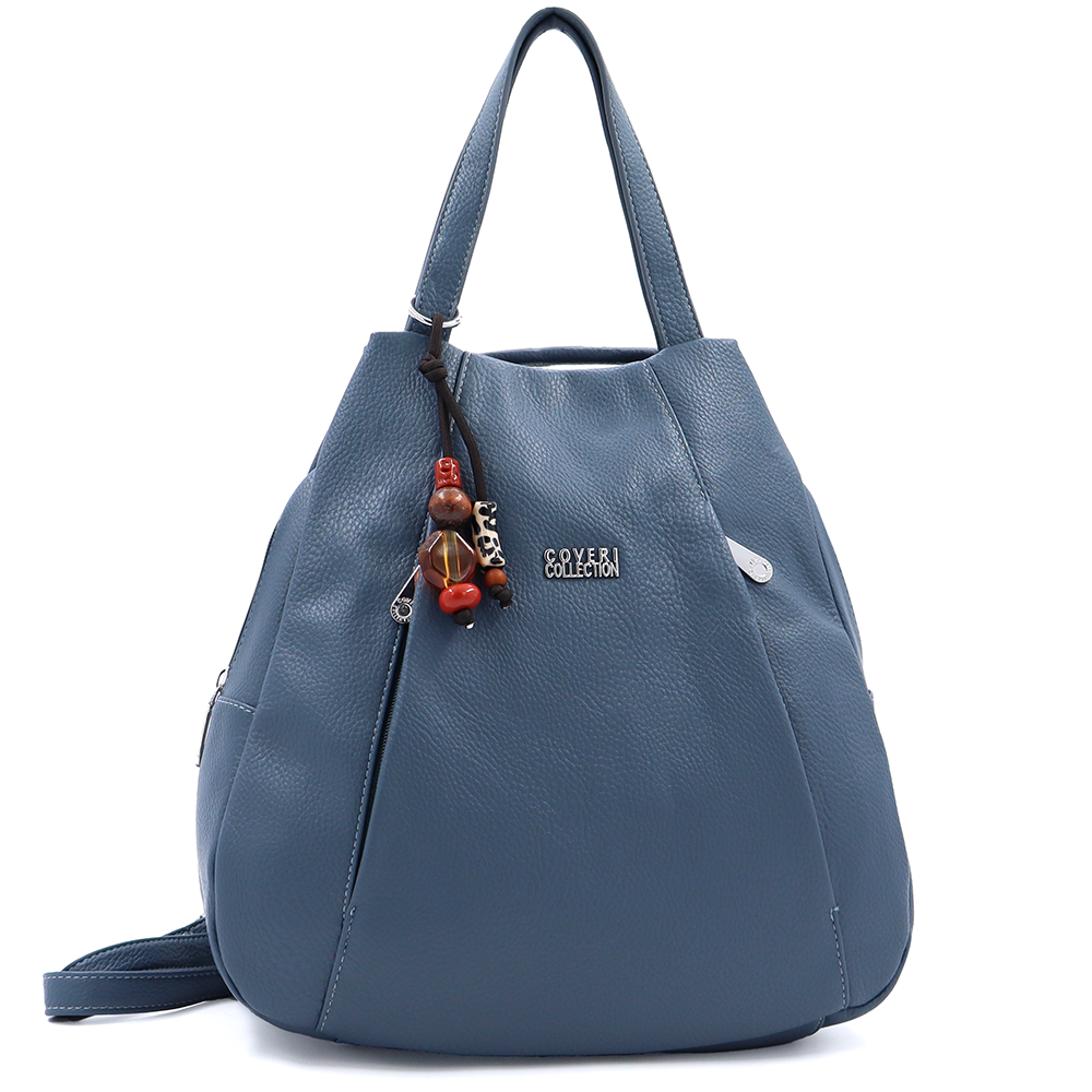 2 az 1-ben – hátizsák és táska kulcstartóval – kék