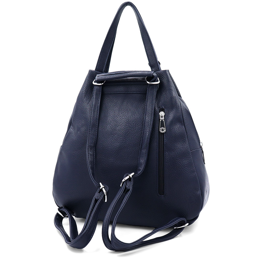 2 az 1-ben – hátizsák és táska kulcstartóval – sötétkék