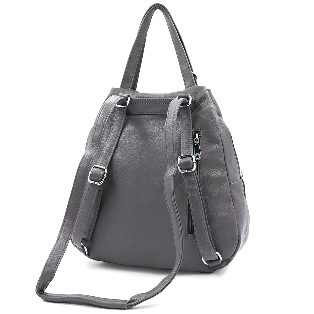 2 az 1-ben – hátizsák és táska kulcstartóval – szürke