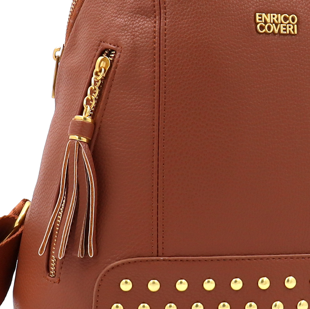 ENRICO COVERI – női hátizsák – téglabarna