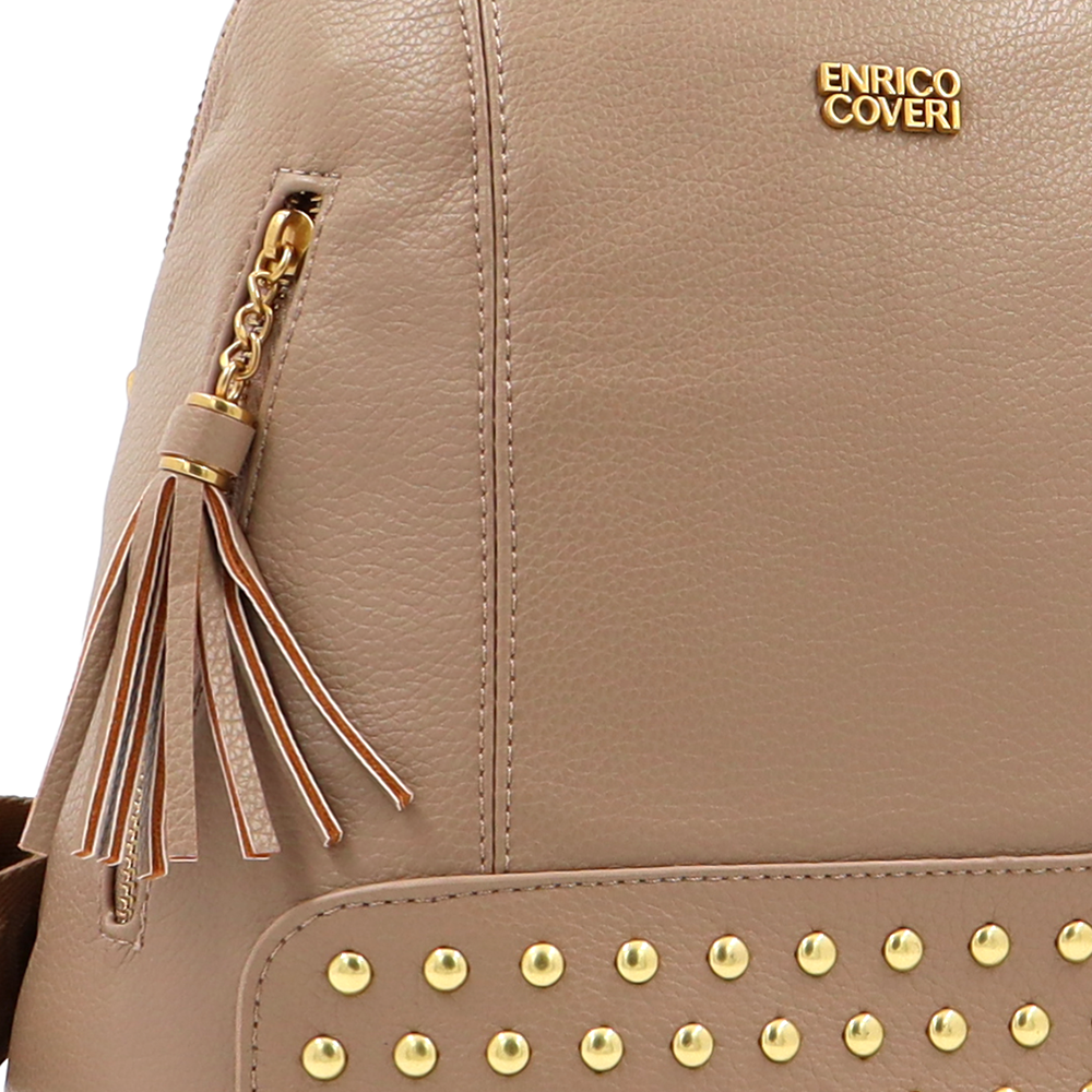 ENRICO COVERI – női hátizsák – világosbarna