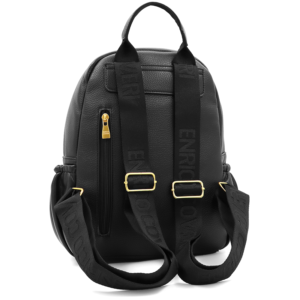 ENRICO COVERI – női hátizsák sok zsebbel – fekete