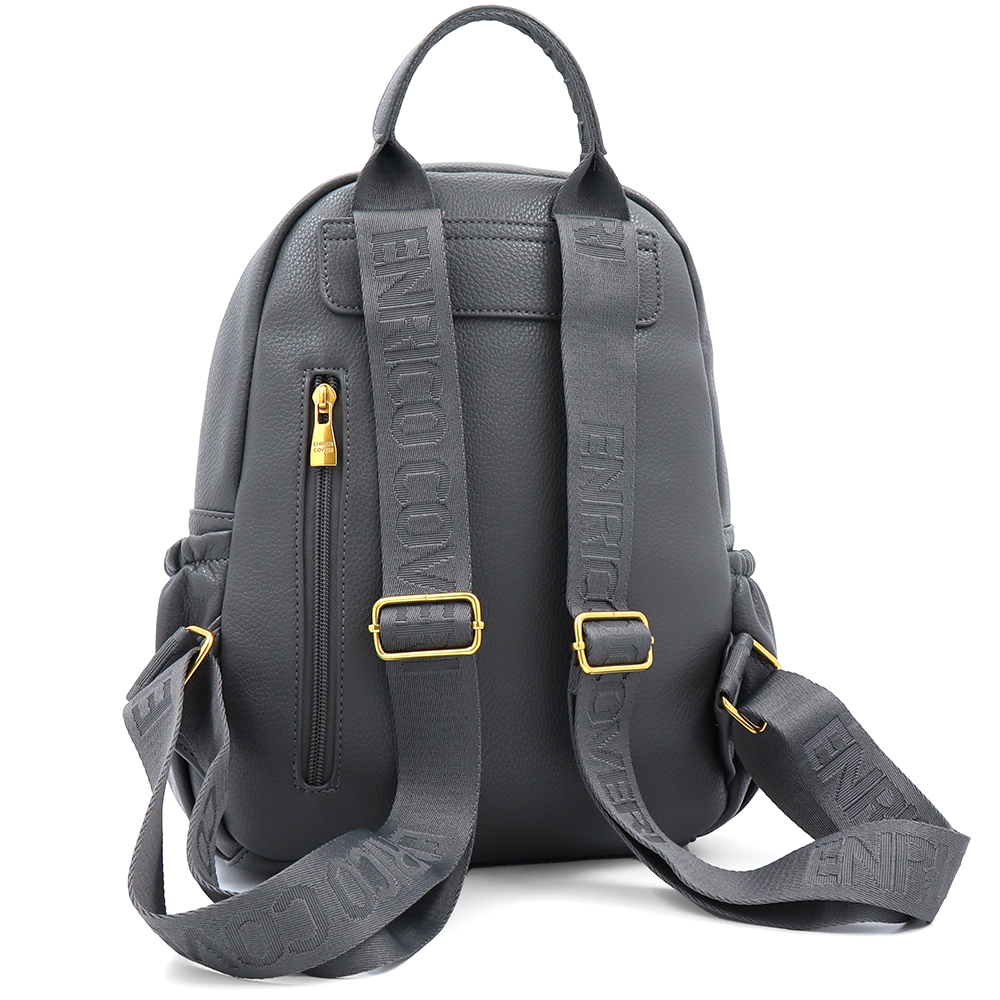 ENRICO COVERI – női hátizsák sok zsebbel – szürke