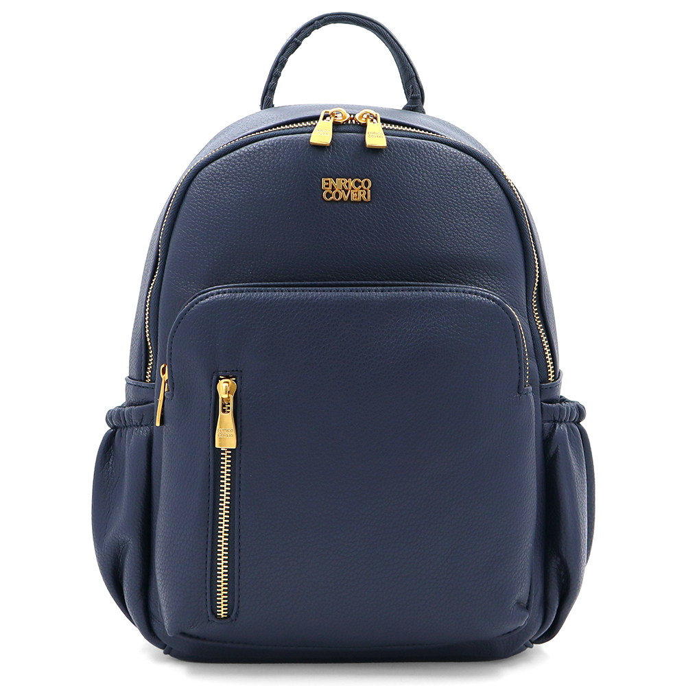ENRICO COVERI – női hátizsák sok zsebbel – sötétkék